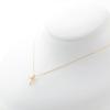Estelle Official Women's Necklace, 10K Yellow Gold with Diamonds and Cross Motif, 0442-0048-0020-0000