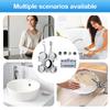 Faucet Aerator Key 12-in-1 Metal Rustproof Accessories Faucet Wrench Tool For Bathroom Kitchen Hotel Restaurant Home RV Garden