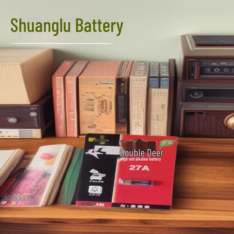 Double Deer 12V27A Alkaline Battery for Anti-Theft Devices & Wireless Doorbells