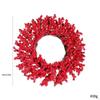 Roter Beerenkranz für die Haustür Künstliche Weihnachts-Winter-Weihnachtsdekoration Wand