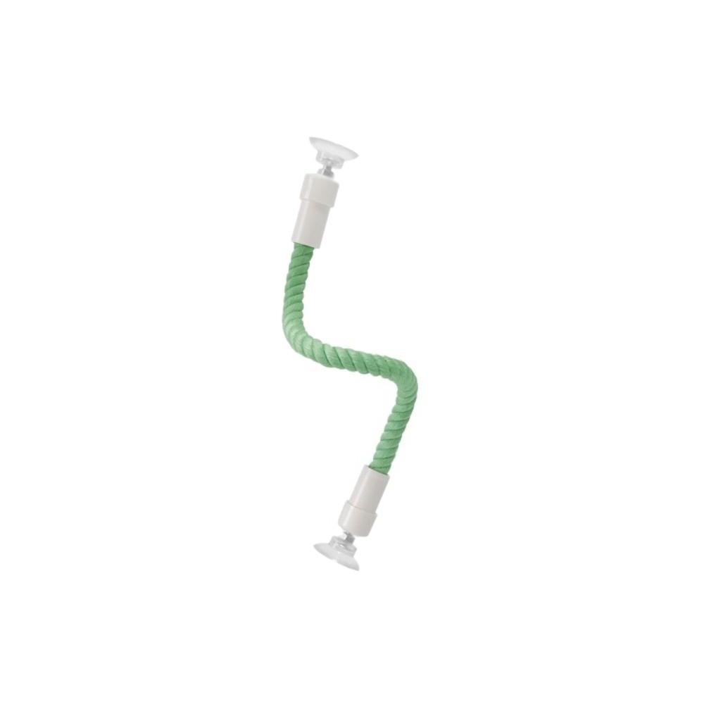Non-slip Suction Cup Bird Climbing Rope Comfortable Grip Parrot Standing Perch  Cage Enrichment