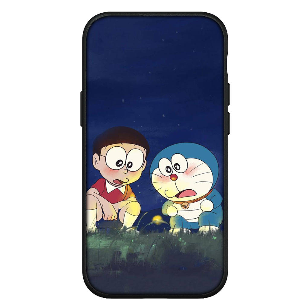 Kryt pro iPhone 16 15 Xiaomi Redmi Note 14 13 12 11 Pro Max X 8 9 16e Samsung Galaxy S25 S24 S23 Moto G85 G24 OPPO Huawei Anime Doraemon Pouzdro na telefon