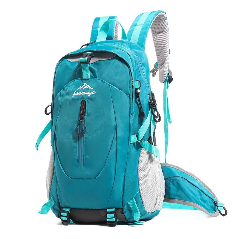 Large Capacity Travel Backpack Outdoor Lightweight Backpack озеро синий