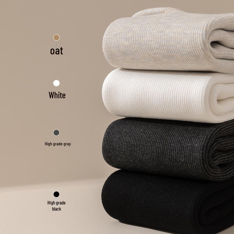 Girls' Super Thick Cotton Striped Leggings - Warm, Extra Thick Tights for Autumn & Winter