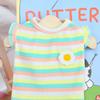 2023 New Pet Clothes Spring and Summer Wholesale Dog Skirt Dog Clothes New Clothing Striped Flower Vest