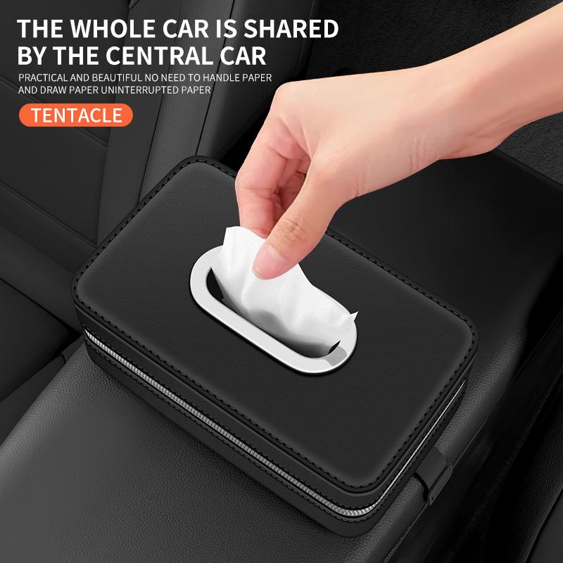 WRSP5 Lexus F SPORT ES UX 300e GS GX IS LBX NX RX High-Capacity Car Interior Tissue Box Kleenex Storage Bag Accessories