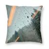 Raindrops On A Train Window Square Pillowcase Polyester Linen Velvet Creative Zip Decorative Pillow Case Home Cushion Cover