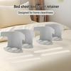 Invisible Sheet Bed Cover Fixer, Bed Sheet Fixed Clip with Lock Strips, Fixed Bed Sheet Holder, Bedsheet Fixed for All Mattress