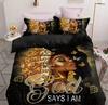 Bedding Digital Printing Three-Piece Set African Girl Pattern Printing Quilt Cover Home Textile Batch