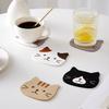 5 stücke Katze Nette Tasse Kissen Reusable Silikon Tee Tasse Isolierung Kissen PVC Anti Slip Und Anti Verbrühen Schüssel Kissen