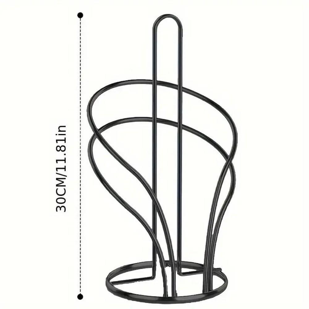 Black Gold Paper Towel Holder Reinforced Base Toilet Tissue Holder  Kitchen Use