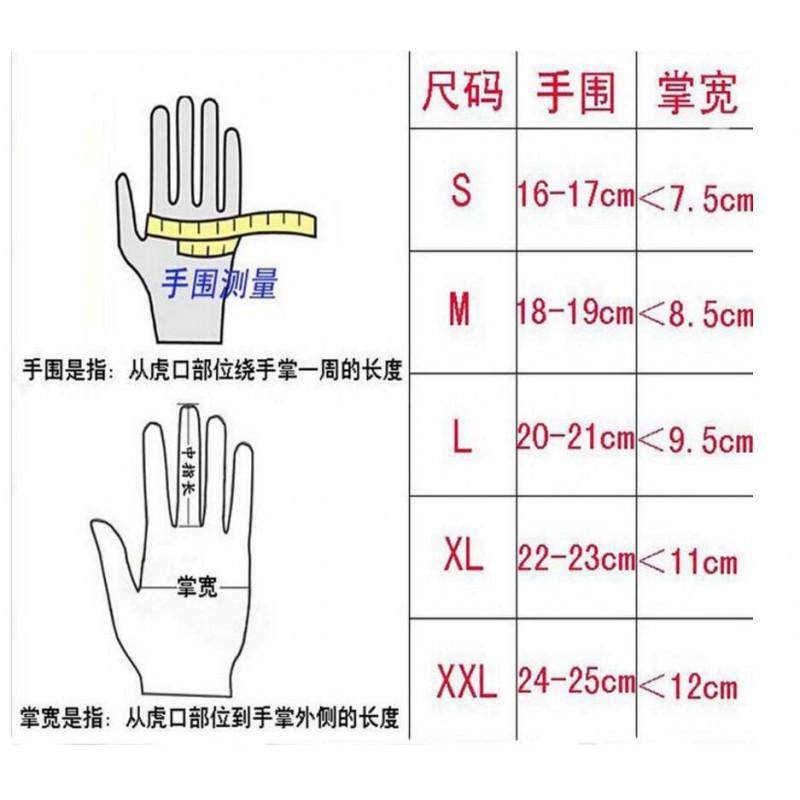 Lightweight Breathable Cycling Gloves Men Women Nylon Material S To XXL Red Black Gray Yellow Blue