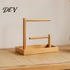 Wood Countertop Shelf Wooden Headband Holder Organizer, Large Capacity Storage Box, Space Multi Purpose Bin Saving Container, for Hair Accessories And