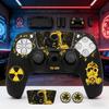 Anti-Rutsch Controller Skin für PS5 Controller Silikon Schutzhülle mit 2 Daumenstick-Aussparungen und Touchpad-Aufkleber für PS5 Controller