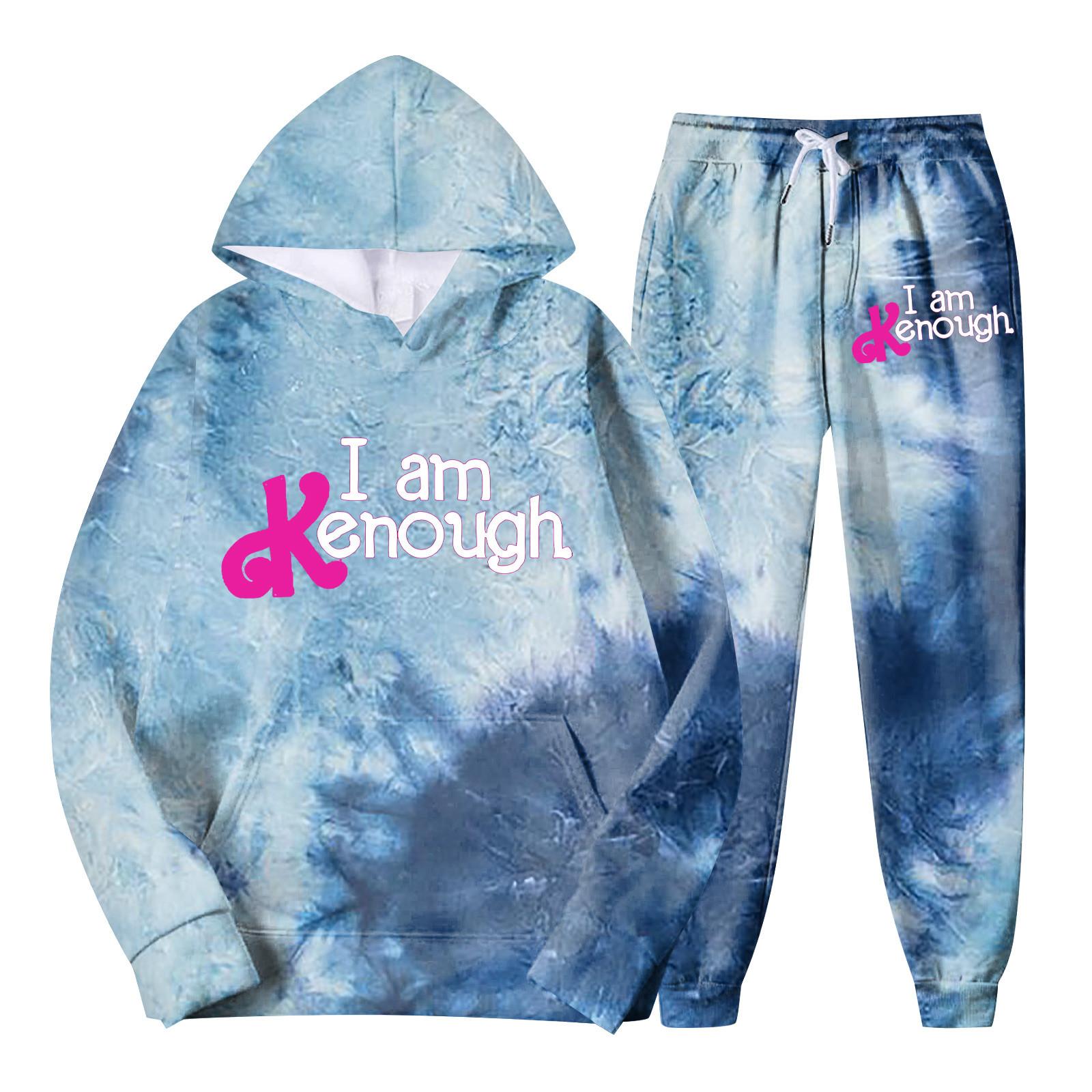 

Мужской спортивный костюм с капюшоном, унисекс, двухсекционная одежда для бега, пуловер с длинными рукавами, толстовки с капюшоном + комплект спортивных штанов M синий