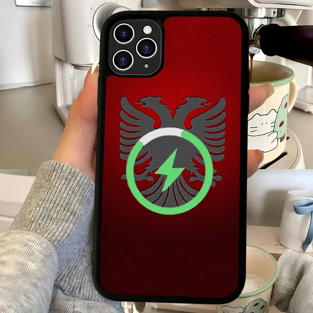 Albania Flag Eagle Logo For Magsafe Magnetic Phone Case For IPhone 17 16 Pro Max 15 Plus 14 13 12 11 Cover