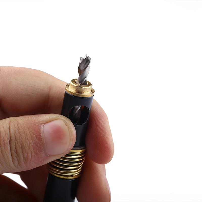 High-Speed Steel Hex Shank Woodworking Hinge Positioning Drill Bit