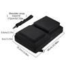 DJ Disc Player Controller Storage Bag Padded Compartment with Individual Pockets