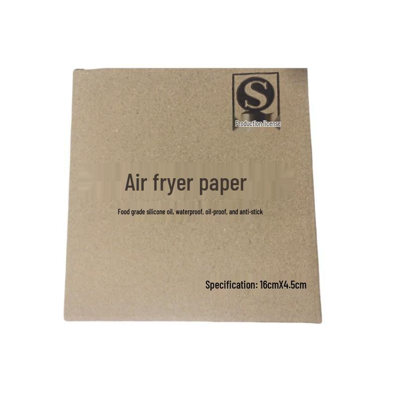 Non-Stick Square Air Fryer Liner - Food-Grade Baking & Oil-Absorbing Paper