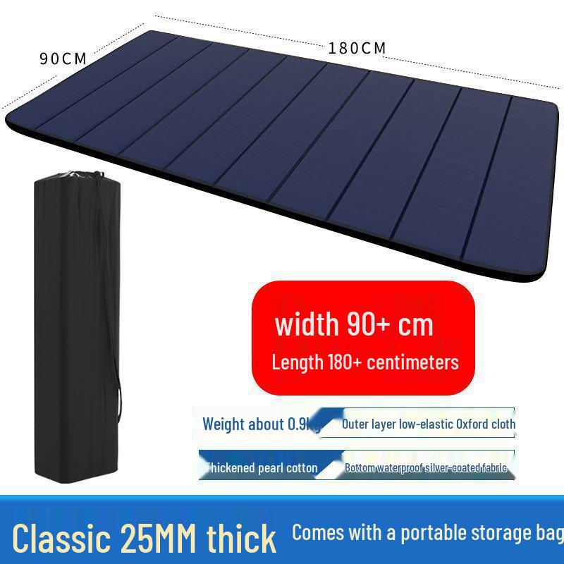 Thickened Waterproof Folding Sleeping Pad: Moisture-Proof Yoga and Nap Mat for Camping and Office Use