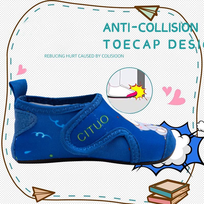 New Children Beach Shoes Water Socks Boys And Girls Home Shoes Baby Indoor Socks Cartoon Unicorn Kids Slippers