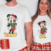 Mickey's Very Merry Xmas Party Shirt, Mickey and Minnie Mouse Disney Couples Christmas Lights T-Shirt, Disney Shirt, Christmas Gift,Kids Tee