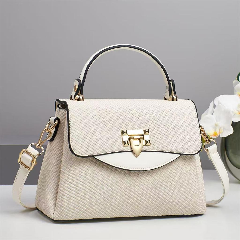 Neue leichte Luxus-Handtasche Pendler Macaron Schlicht Großes Fassungsvermögen Modisch Vielseitig Ein-Schulter Nische Umhängetasche