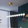 Lamp Modern Chandelier Gold LED Pendant Light, Adjustable Gold Linear Chandeliers, Easy To Install For Dining Room Kitchen Sta