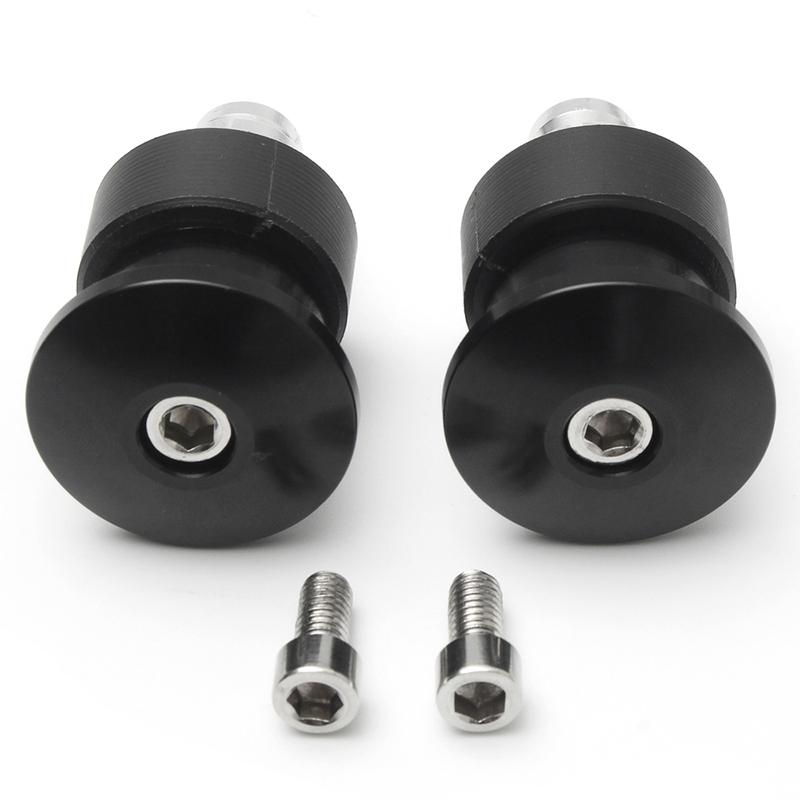 Motorcycle Bar End Rearview Side Mirrors CNC Motorcycle Bar End Black Rearview Side Mirrors for