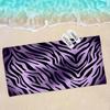 Black White Color Print Zebra Beach Towel Colorful Bath Towels for Girl Microfiber Quick Dry Sand Beach Yoga Spa Gym Pool