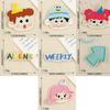 9 Pcs Cartoon Boy Iron On Patches Clothing Patches Little Girl Repair Patches Embroidery Patches for Bag Decoration