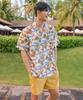 Helingbon Men'S Loose Fit Hawaiian Short Sleeve Shirt Resort Beachwear Top (2 Colors) / Ni101M