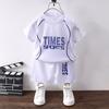 Childrens Sport Set With Short Sleeve Tshirt And Short Pants For Active Kids