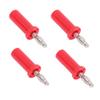 10Pcs Lanterns Banana Plug Brass ABS Soldered Speaker Connector for Electronic Instruments 4mm