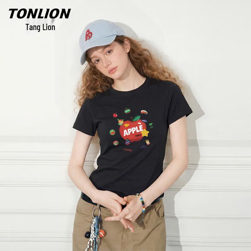 TonLion Women's Slim Fit Short Sleeve T-shirt