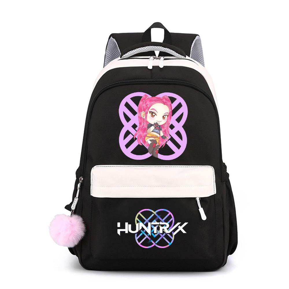 Niedlicher Anime K-Pop bedruckter Rucksack mit großer Kapazität für Teenager, Studentin, Student, Schulranzen, Büchertasche, Kindergeschenk, Damen, wasserdichte Reisetasche, Mochila