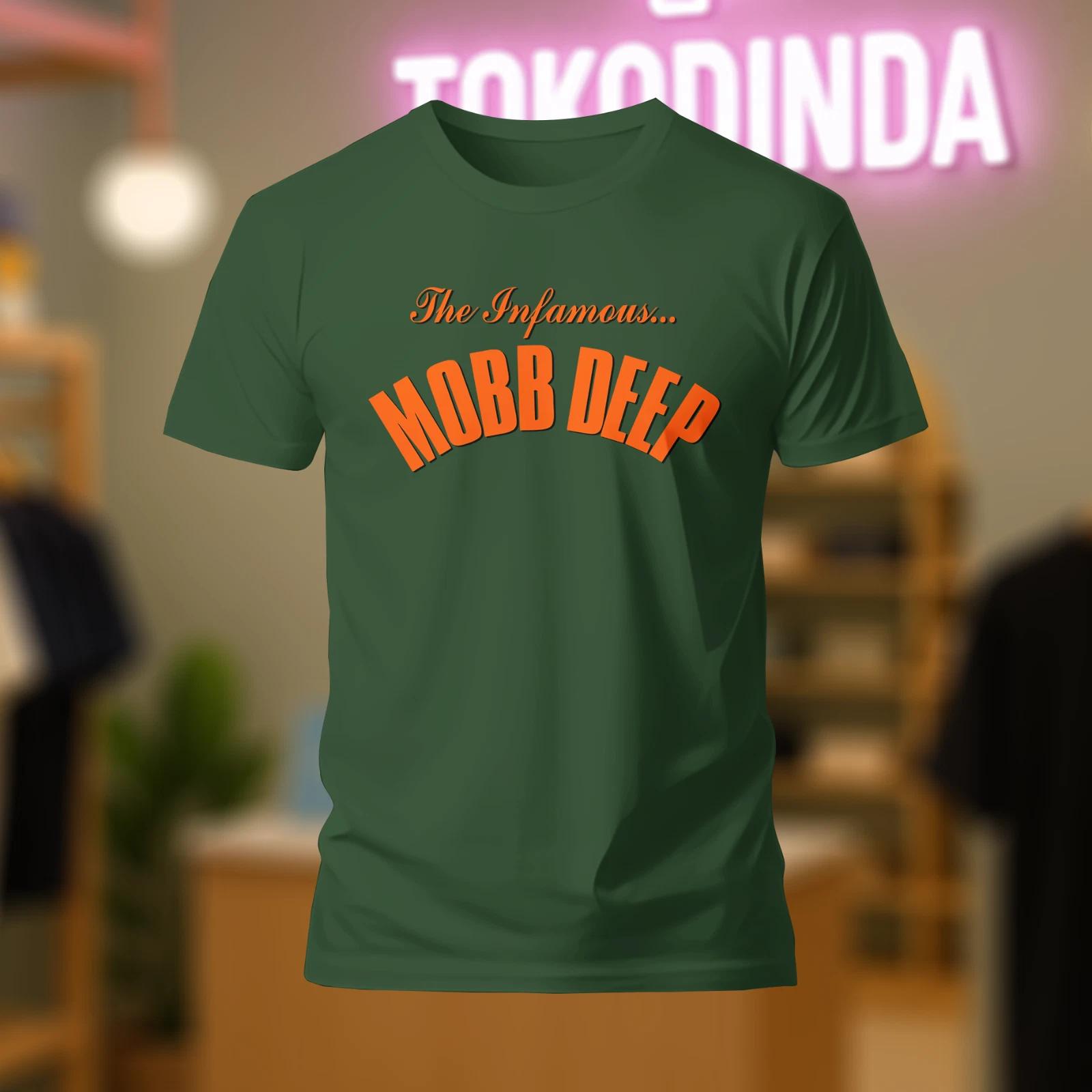 Men s and Women s T-shirts The Infamous Mobb Deep Logo T-Shirt s-5xl L
