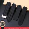 Watchband for HUBLOT BIG BANG Silicone 24*17mm 25*19mm Waterproof Men's Watch Strap Chain Watch Rubber Bracelet Wristband \[p[i