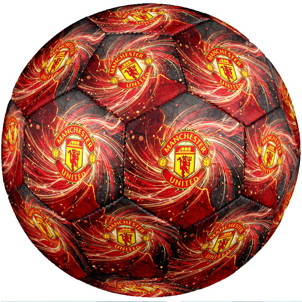 Pallone da calcio tema Manchester United Taglia 5 Pallone da calcio Tocco Morbido Pallone da calcio per Allenamento Professionale per Sport all'Aperto