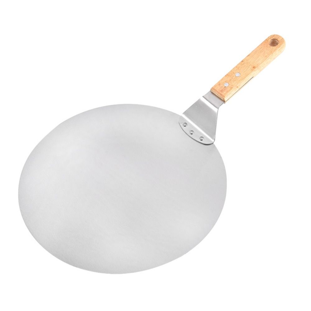 Stainless Steel Pastry Paddle Wooden Handle Cake Shovel Pan Pizza Shovel Spatula  Cake Accessories