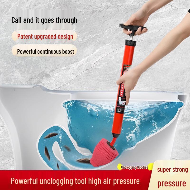Newcomer Discount: High-Pressure Air Plunger for Clogged Toilets & Drains