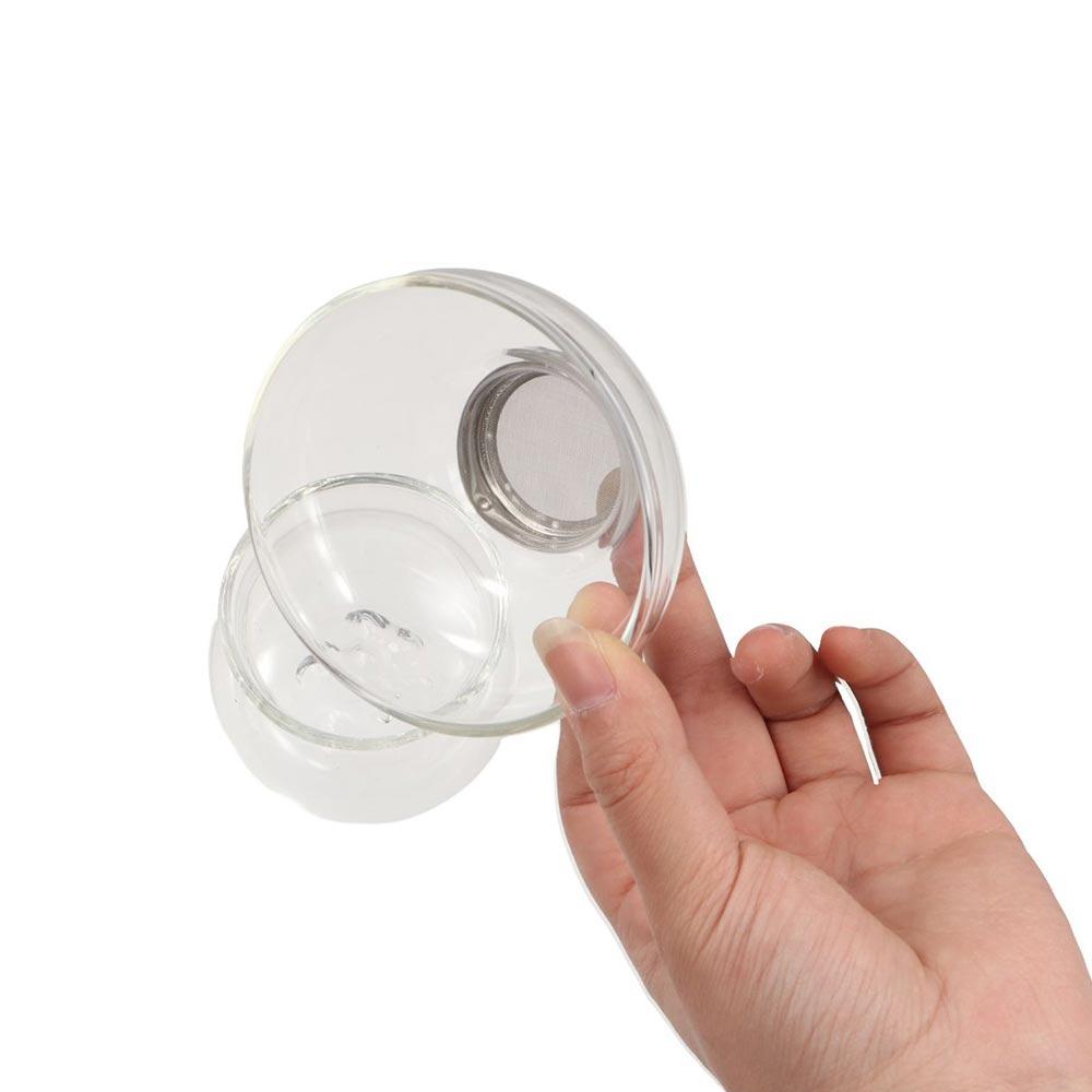 Japanese Style Glass Tea Filter Mountain Shape Tea&Water Separator Teapot Tea Pot Tea Lovers