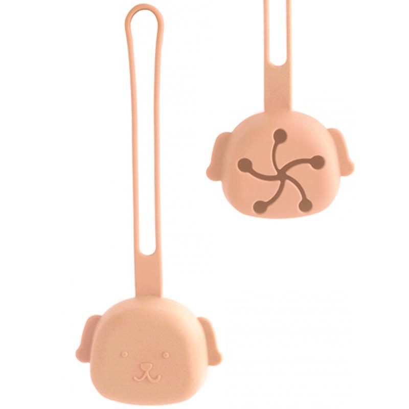 1 Adet Çizgi Film Şekli BPA İçermeyen Silikon Bebek Emzik Tutucu Bebek Taşınabilir Emzik Saklama Kutusu Emzik Kabı