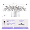 European Rhinestone Bridal Hair Comb - Retro Wedding & Party Headdress Accessory