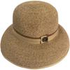 Temperament Big brim Hepburn Straw Hat Women's Summer Shade Sunscreen Sun Hat Lamp Shade Holiday Seaside Beach Hat