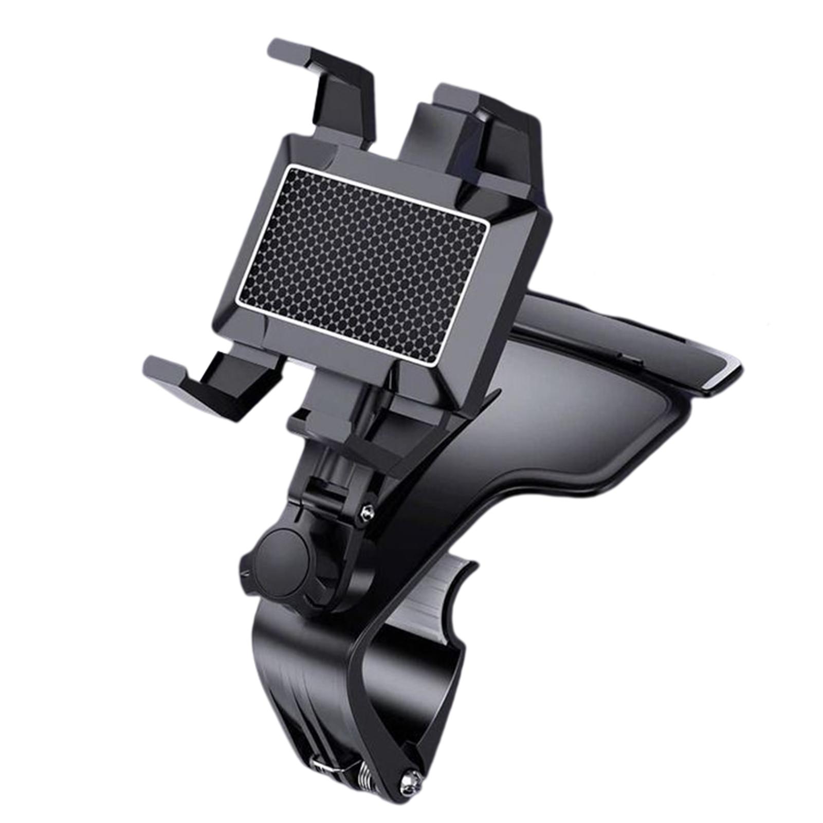 

Multi-Functional Universal Car Mobile Phone Holder Easy Clip Mount Stand Panel Dashboard GPS Navigation Bracket Holder For Phone чёрный