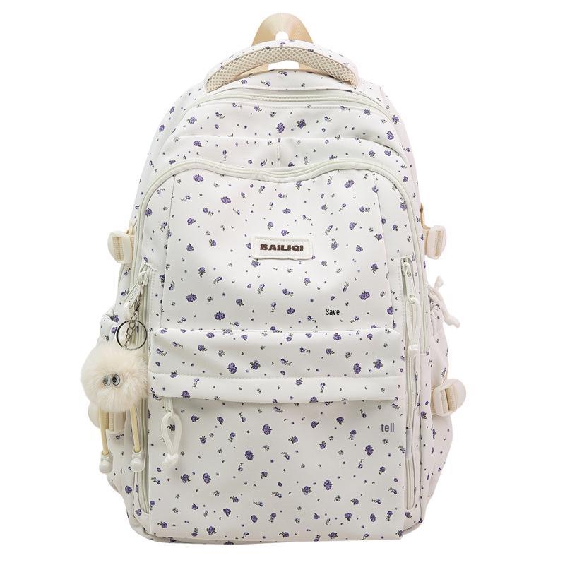 

Korean Style Casual Printed Student Backpack: Lightweight, Versatile, Large Capacity Small Single