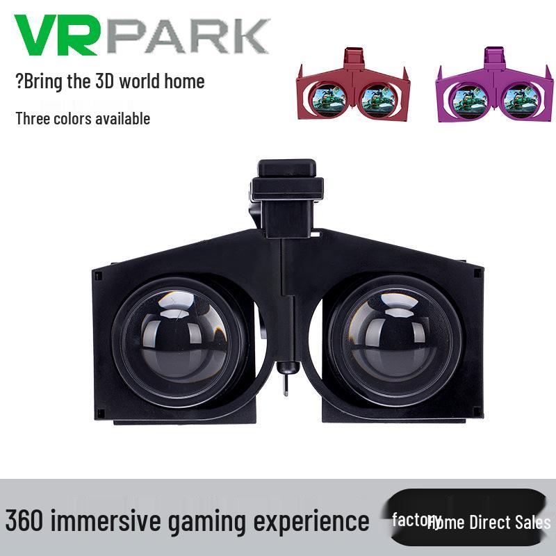New Foldable 3D VR Glasses for Mobile - Panoramic Virtual Reality Viewer