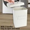 With Measuring Cup Washing Powder Barrel Snack Container 3KG Laundry Detergent Storage Box Grain Storage Case Household