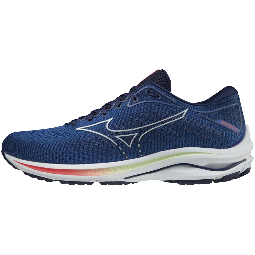 

Mizuno Wave Rider 25 Running Blue x Gray x 2E Shoes, Jogging, Marathon, Sports, Training, Lightweight, Men s, Pink, 29.0 cm,